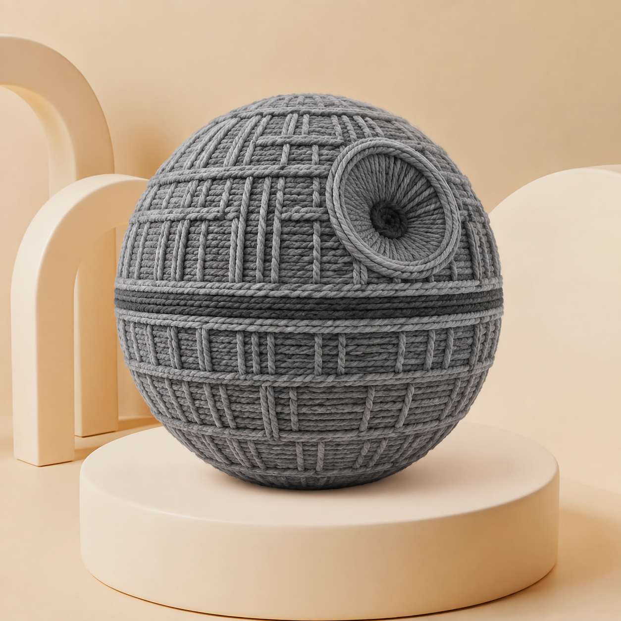 Death Star Yarn Ball